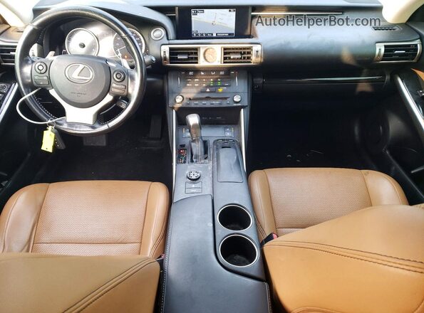 JTHBA1D24G5021498 2016 LEXUS IS Черный Вид панели приборов