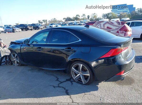 JTHBA1D25H5043771 2017 LEXUS IS 200T Black Vista interior trasera