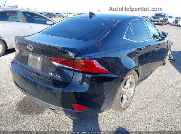 JTHBA1D25H5043771 2017 LEXUS IS 200T Black Trasero derecho