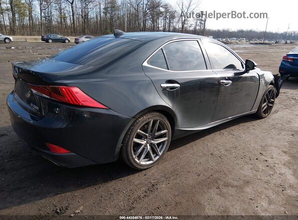 JTHBA1D25H5053555 2017 LEXUS IS 200T Черный Задняя правая четверть