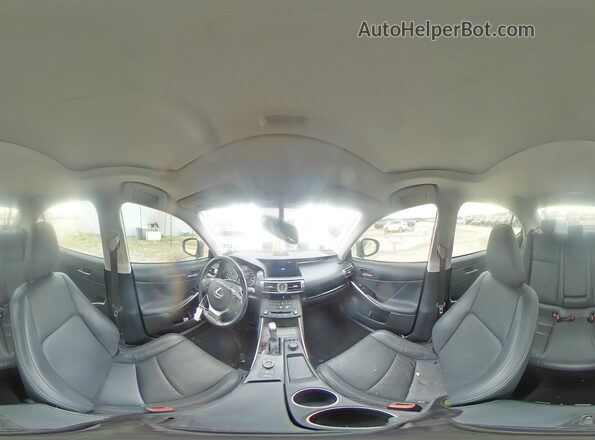 JTHBA1D26G5005867 2016 LEXUS IS Серебряный Панорамный вид салона 360°