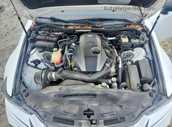 JTHBA1D26J5075442 2018 LEXUS IS Белый Вид задней части салона