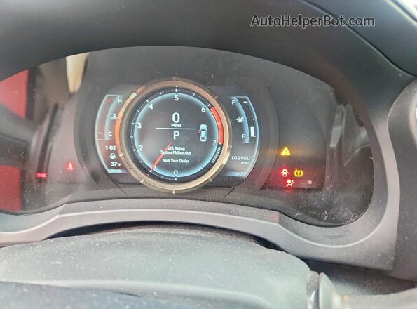 JTHBA1D26J5075442 2018 LEXUS IS Белый Вид щитка приборов