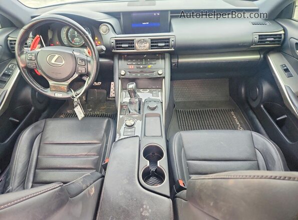JTHBA1D26J5075442 2018 LEXUS IS Белый Вид панели приборов