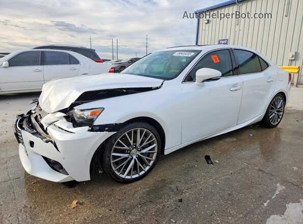 JTHBA1D27G5003996 2016 LEXUS IS Белый Передняя левая четверть