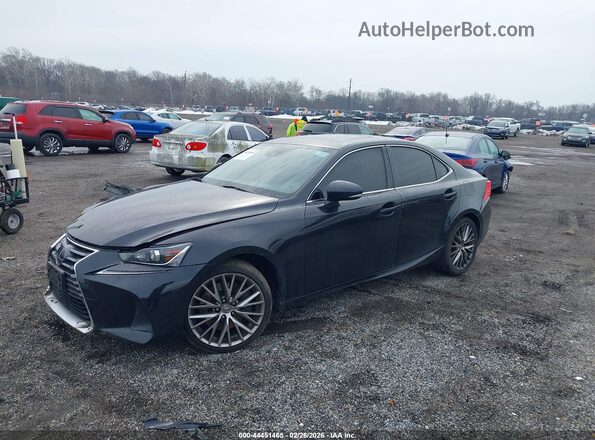 JTHBA1D27H5050771 2017 LEXUS IS 200T Black Vista tres cuartos delantera izquierda