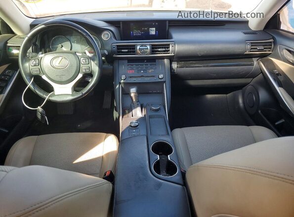 JTHBA1D27K5084118 2019 LEXUS IS Белый Вид панели приборов
