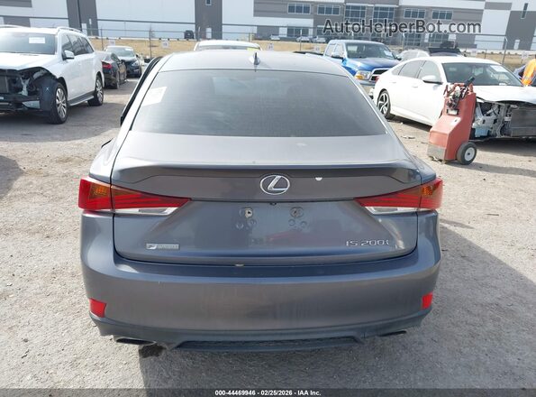 JTHBA1D28H5040833 2017 LEXUS IS 200T Gray 