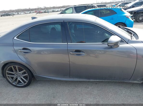 JTHBA1D28H5040833 2017 LEXUS IS 200T Gray Vista interior trasera