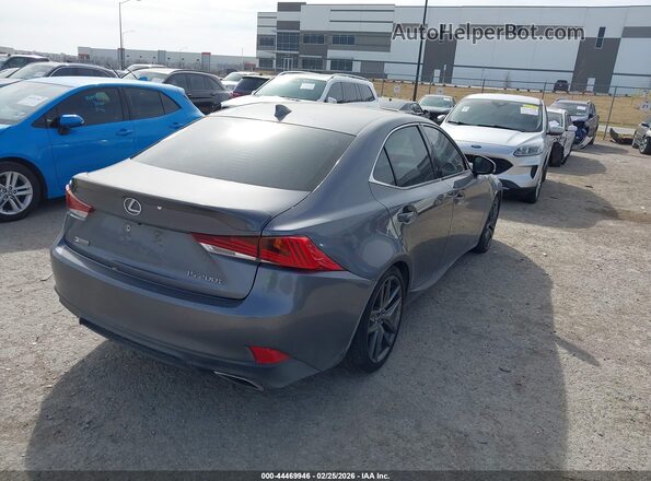 JTHBA1D28H5040833 2017 LEXUS IS 200T Gray Trasero derecho