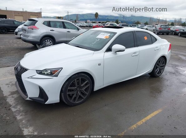 JTHBA1D29J5082031 2018 LEXUS IS 300 White Vista tres cuartos delantera izquierda