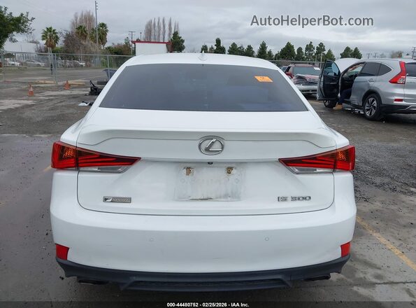 JTHBA1D29J5082031 2018 LEXUS IS 300 White 