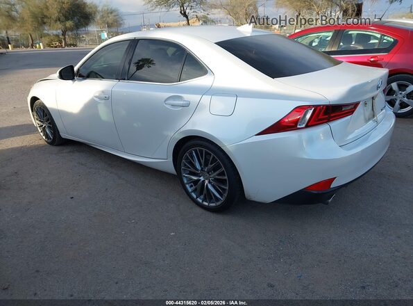 JTHBA1D2XG5009209 2016 LEXUS IS 200T White Rear left