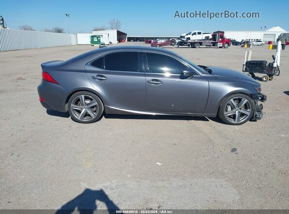 JTHBA1D2XH5057343 2017 LEXUS IS 200T Gray Widok wnętrza 360 stopni