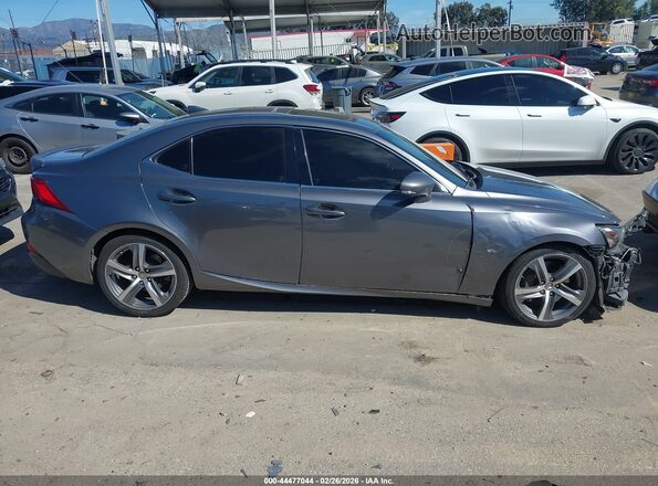 JTHBA1D2XH5057469 2017 LEXUS IS 200T Серый Вид задней части салона