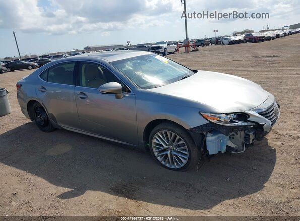 JTHBK1GG0G2221090 2016 LEXUS ES 350 Silver Widok wnętrza z tyłu