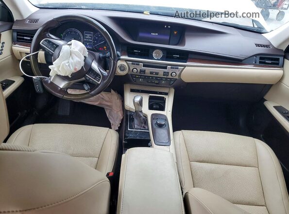 JTHBK1GG4H2255647 2017 LEXUS ES Белый Вид панели приборов