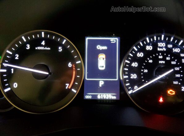 JTHBK1GG6G2214595 2016 LEXUS ES Белый Вид щитка приборов