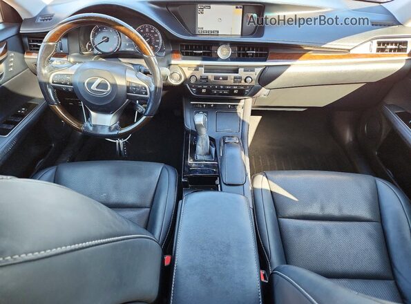 JTHBK1GG9G2239023 2016 LEXUS ES Белый Вид панели приборов