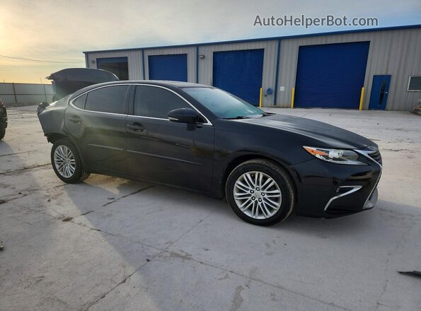 JTHBK1GGXG2211344 2016 LEXUS ES Black Przód prawy