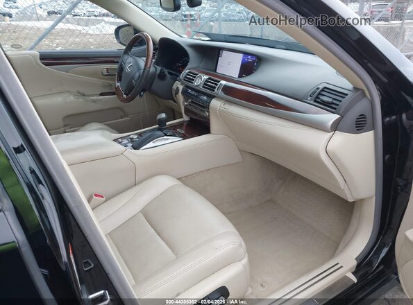 JTHBL5EF8H5145245 2017 LEXUS LS 460 Черный Вид салона спереди
