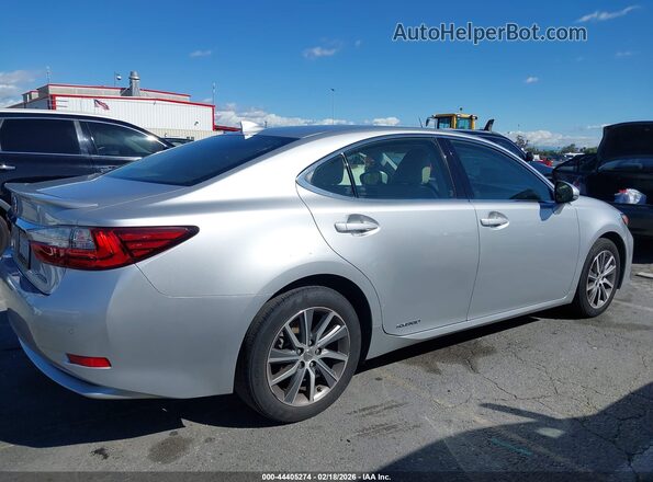 JTHBW1GG4G2103306 2016 LEXUS ES 300H Серебряный Вид задней части салона