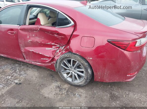 JTHBW1GG4J2190342 2018 LEXUS ES 300H Красный Вид спереди