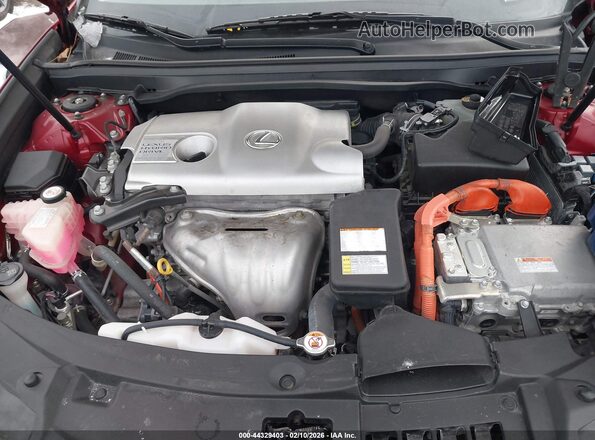 JTHBW1GG4J2190342 2018 LEXUS ES 300H Красный Вид сзади