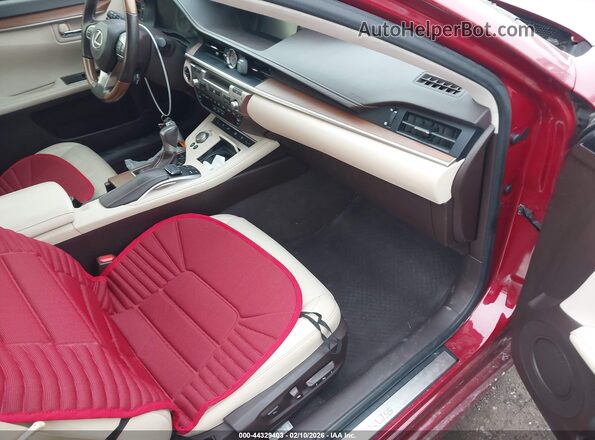 JTHBW1GG4J2190342 2018 LEXUS ES 300H Красный Вид салона спереди