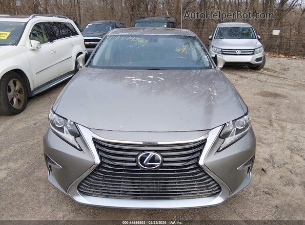 JTHBW1GG5G2103704 2016 LEXUS ES 300H Серебряный Вид щитка приборов