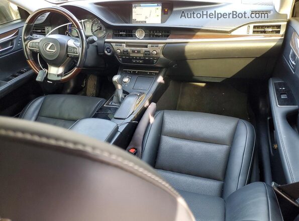 JTHBW1GG6G2118048 2016 LEXUS ES Charcoal Widok deski rozdzielczej