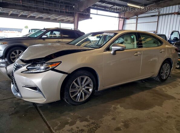 JTHBW1GG7J2189895 2018 LEXUS ES Золотой Передняя левая четверть