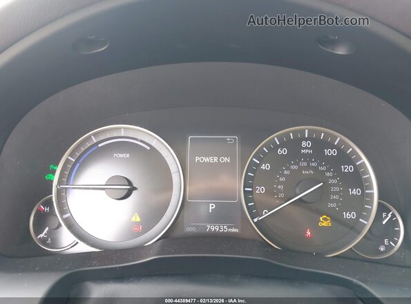 JTHBW1GGXG2109143 2016 LEXUS ES 300H Белый Вид задних сидений