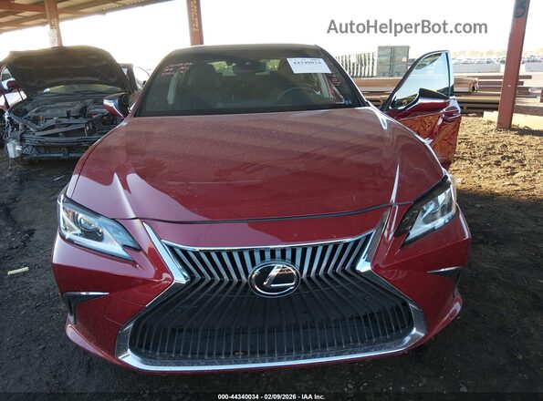 JTHBZ1B19K2003382 2019 LEXUS ES 350 Красный Вид щитка приборов