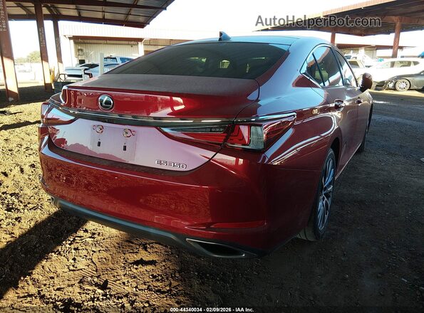 JTHBZ1B19K2003382 2019 LEXUS ES 350 Красный Задняя правая четверть