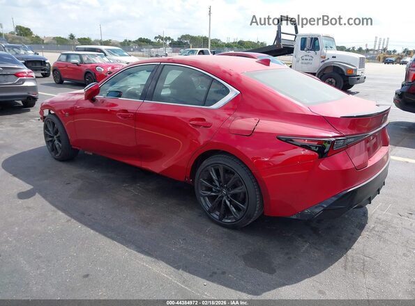 JTHBZ1B22R5078328 2024 LEXUS IS 350 Красный Задняя левая четверть