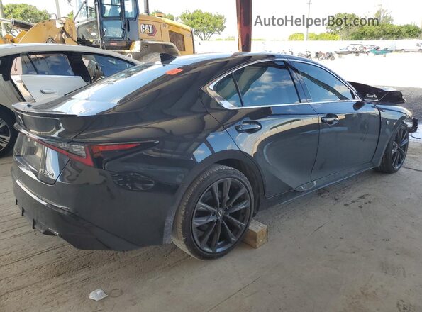 JTHBZ1B25R5080879 2024 LEXUS IS Black Tył prawy
