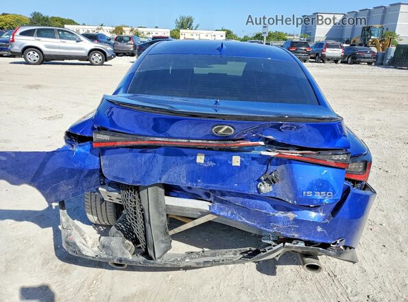 JTHBZ1B27S5087001 2025 LEXUS IS Синий Вид сзади