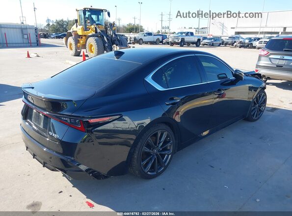 JTHBZ1B28R5075465 2024 LEXUS IS 350 Черный Задняя правая четверть
