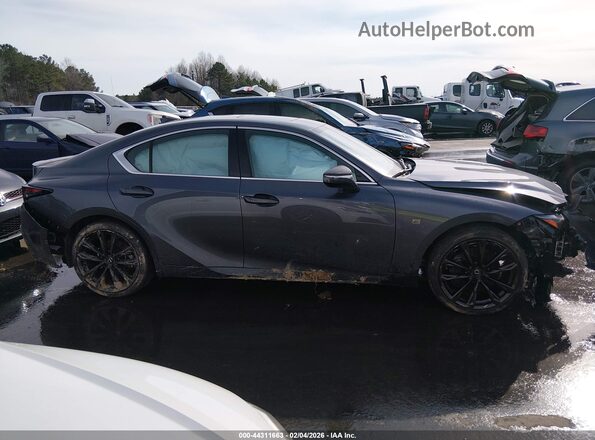 JTHBZ1B29R5081680 2024 LEXUS IS 350 Gray Widok wnętrza z tyłu