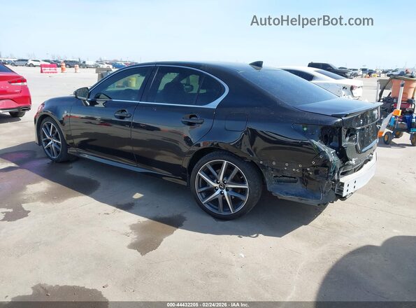 JTHBZ1BL1JA015712 2018 LEXUS GS 350 Черный Задняя левая четверть