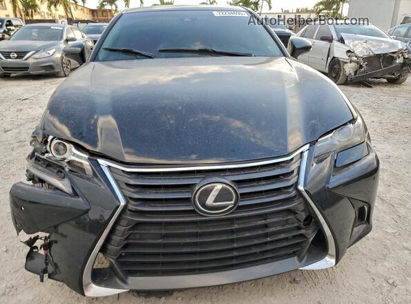 JTHBZ1BL2JA013872 2018 LEXUS GS Черный Вид спереди
