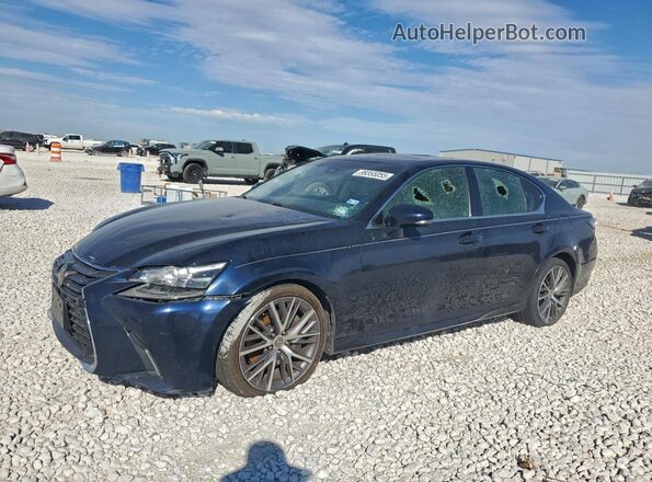 JTHBZ1BL2JA014701 2018 LEXUS GS Синий Передняя левая четверть