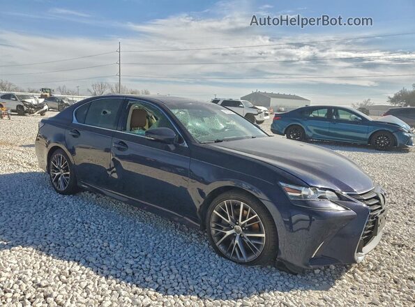 JTHBZ1BL2JA014701 2018 LEXUS GS Синий Передняя правая четверть
