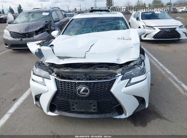 JTHBZ1BL4HA011230 2017 LEXUS GS 350 Белый Вид задней части салона
