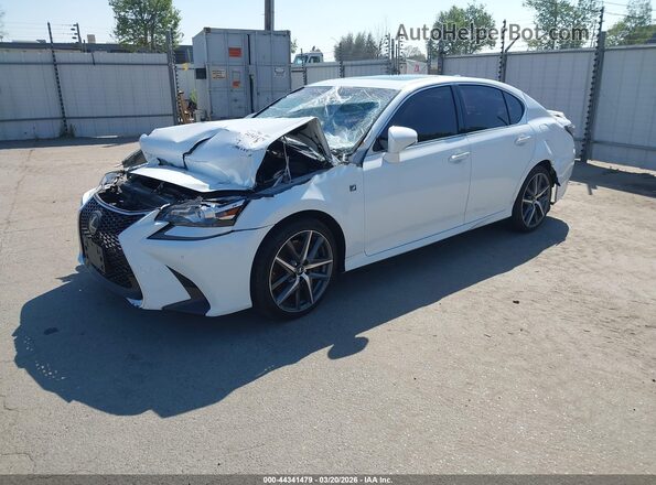 JTHBZ1BL4HA011230 2017 LEXUS GS 350 Белый Передняя левая четверть