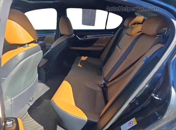 JTHBZ1BL5KA016976 2019 LEXUS GS Gray წინა სალონის ხედი