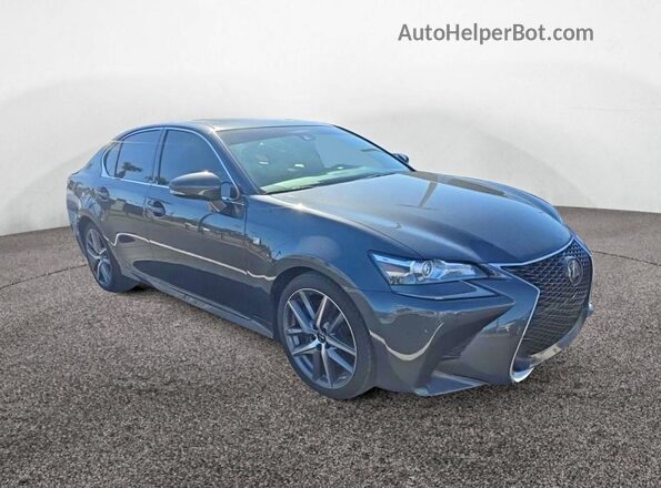 JTHBZ1BL5KA016976 2019 LEXUS GS Gray წინა მარცხენა ხედი სამი მეოთხედიდან