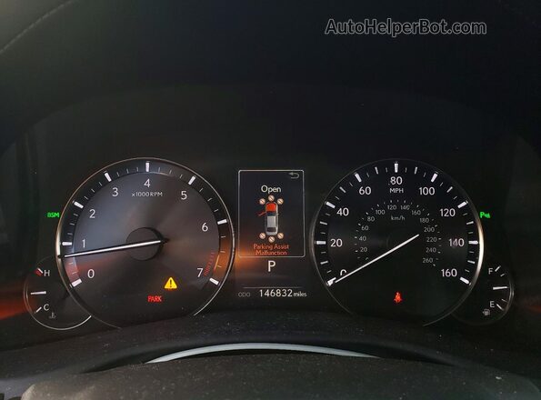 JTHBZ1BL7GA002066 2016 LEXUS GS White Vista del cuadro de instrumentos