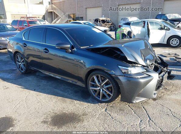 JTHBZ1BL7HA008743 2017 LEXUS GS 350 Серый Передняя правая четверть